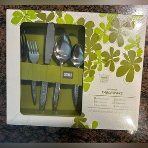 Vintage Imperial International Imports 50 piece flatware set